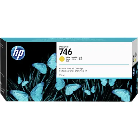 Tusz HP 746 żółty - Tusz P2V79A do HP DesignJet Z6, Z9+